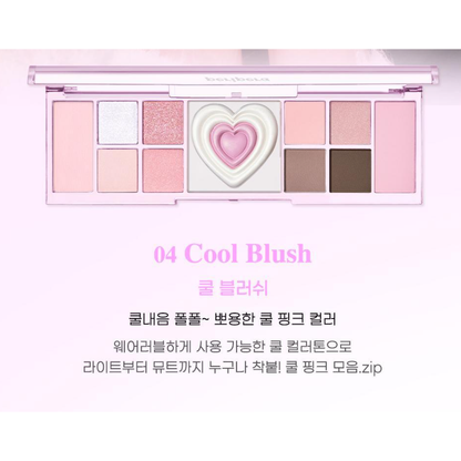 PERIPERA All Take Mood Like Palette04Cool Blush, one complete genuine palette with its full native colour description.