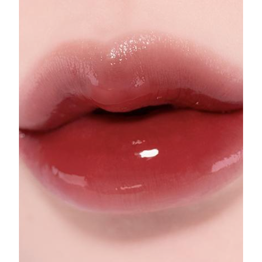 CORALHAZE Glow Lock Jelly Tint 110 Chilling, genuine manufacturer lip swatch.