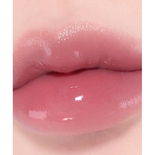 CORALHAZE Glow Lock Jelly Tint 107 Petal, genuine manufacturer lip swatch.
