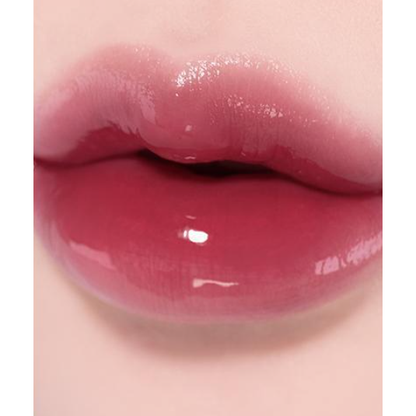 CORALHAZE Glow Lock Jelly Tint 108 Juicy, genuine manufacturer lip swatch.