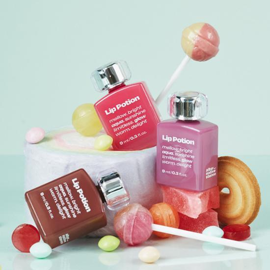 ALTERNATIVESTEREO Lip Potion Aqua Glow Candylicious shade range; choose one tint.