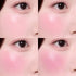 DASIQUE Blending Mood Cheek 19 Milky Berry; original matching cheek application photograph.
