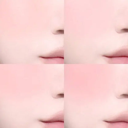 DASIQUE Blending Mood Cheek 15 Rose Milk Tea; original matching cheek application photograph.