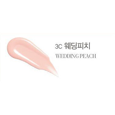 Espoir Be Glow Foundation 3C Wedding Peach original named shade swatch.