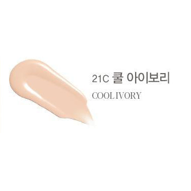 Espoir Be Glow Foundation 21C Cool Ivory original named shade swatch.