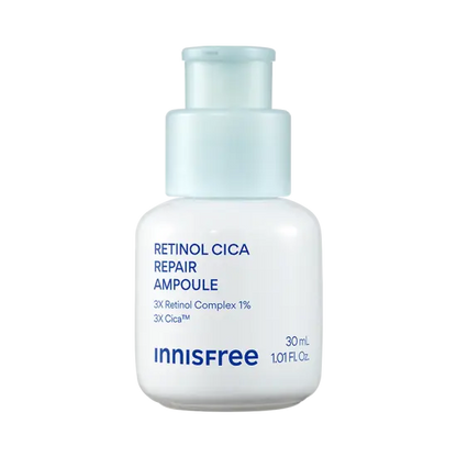 Innisfree Retinol Cica Repair Ampoule 3X 30 ml — exact source product and included contents.
