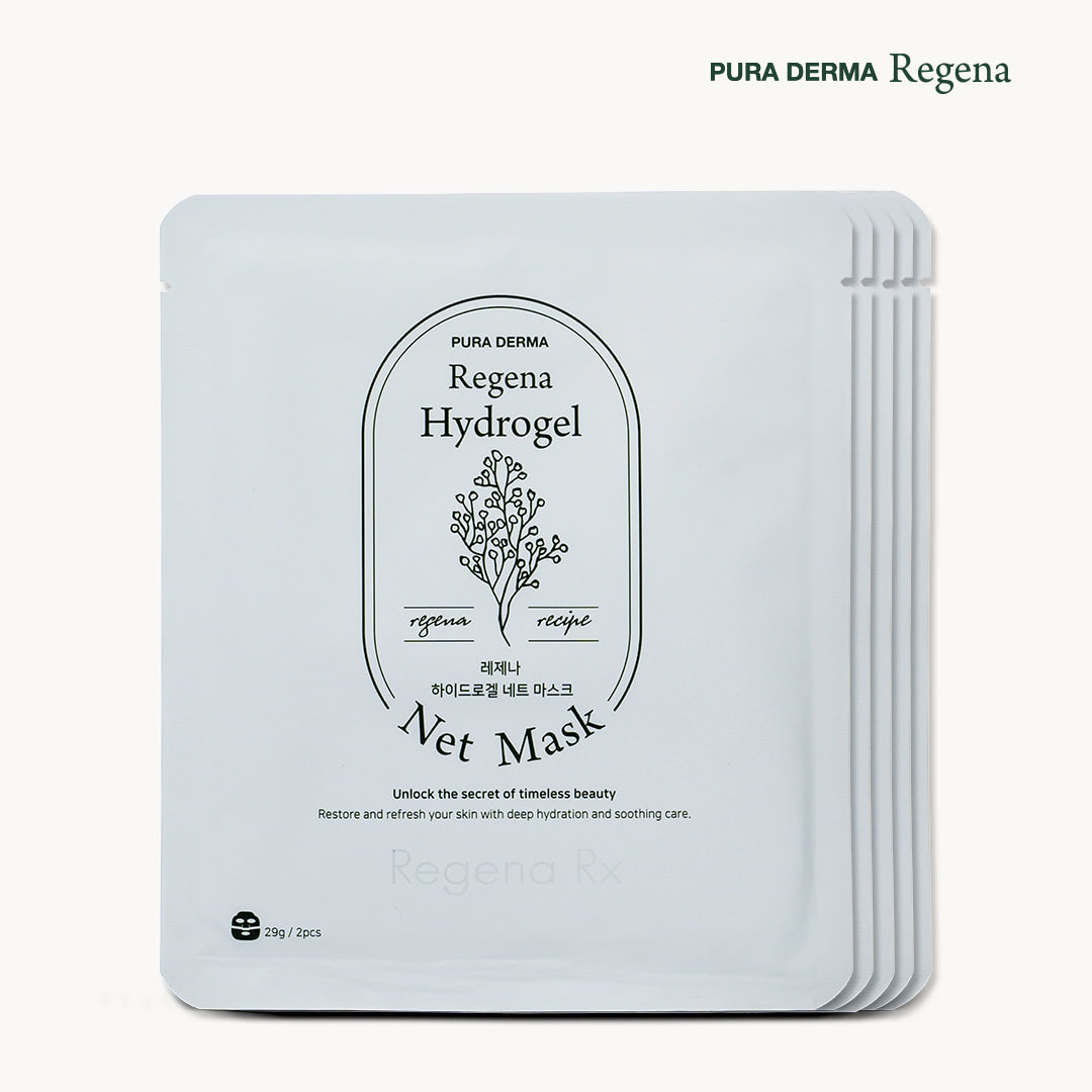 PURAXEL PURA DERMA Regena Hydrogel Net Mask 5-Pack