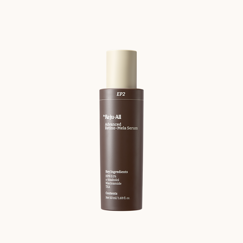Dr.Reju-All Advanced Retino-Mela Serum 50ml packaging.