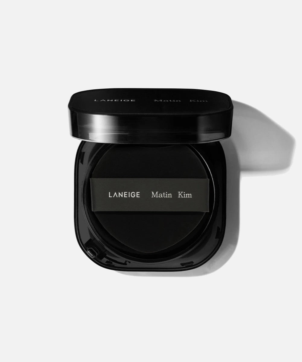 LANEIGE x MatinKim Neo Cushion Mewy exact black compact and puff
