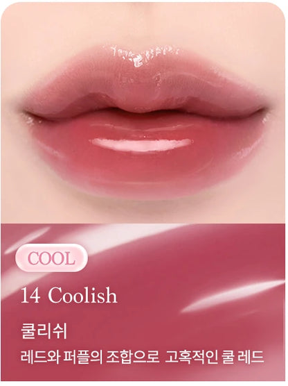 14Coolish complete labeled lip and texture shade card