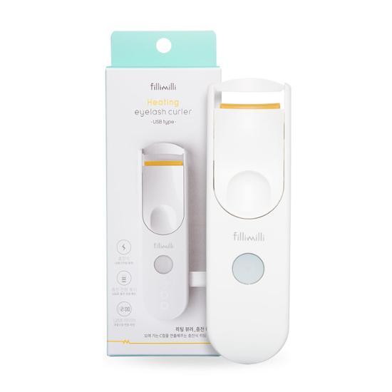 Fillimilli Normal USB heated eyelash curler with its retail box.
