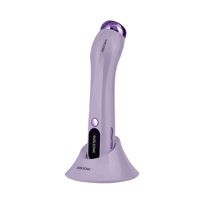 DUALSONIC Alto in Purple with its matching charging cradle.