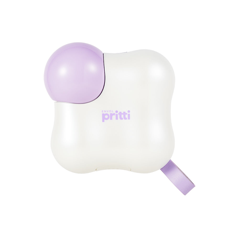 ENVOL pritti in Pearl White Lavender with protective cap.