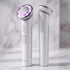 Pearl Care New Sonic white device shown from the front and back; one device is included.