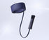 Pulio ML001 Air Gua Sha headband massager with its attached controller, in Purple.