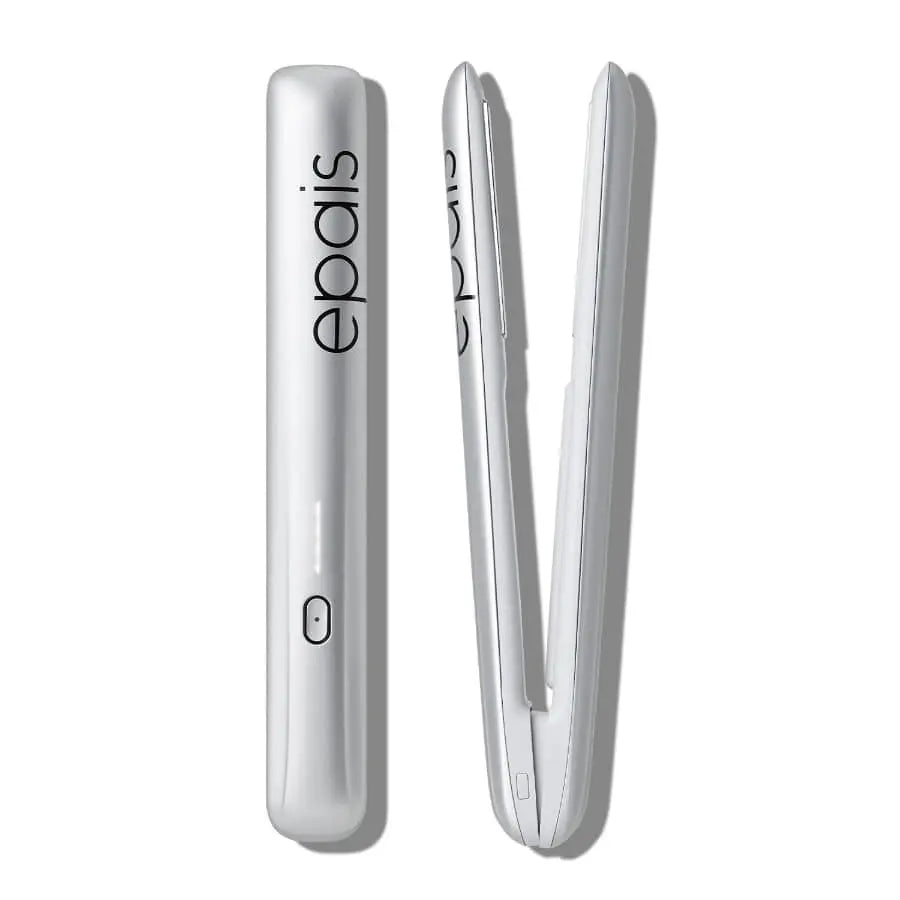 epais Hair Clinic Treatment Booster in silver, shown closed and open.