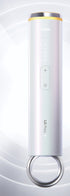 LG Pra.L MelaBeam Toning white device with gold treatment head and complete metal ring