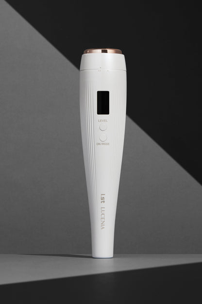 I.st LUCENIA Dual Shine white facial device with spiral treatment head