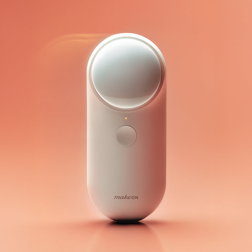makeON Gem Sono Therapy Relief white device with round ceramic treatment head
