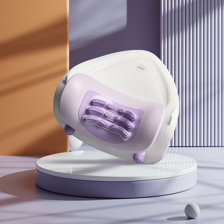 Pulio Neck Puller NP001 complete white and lavender device with its neck massage surface visible