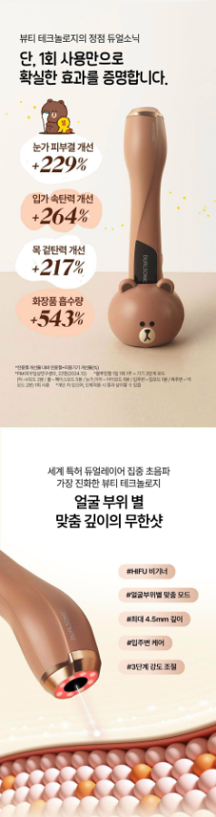DUALSONIC x LINE FRIENDS - Effect (Ultrasonic Lifting &amp; Skin Firming Care)