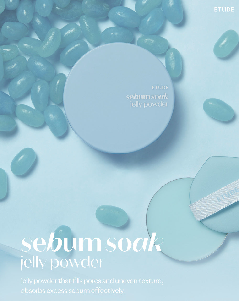 ETUDE X GANADI - No Sebum Jelly Powder