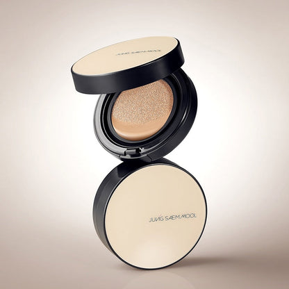 JUNGSAEMMOOL Essential Skin Nuder Cushion compact, shown open and closed