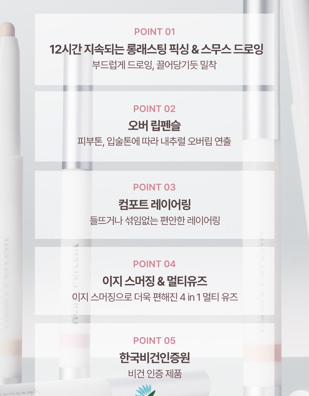 Heart Percent - Dote On Mood Lineproof Lip Pencil (SUNGHO’s Pick)
