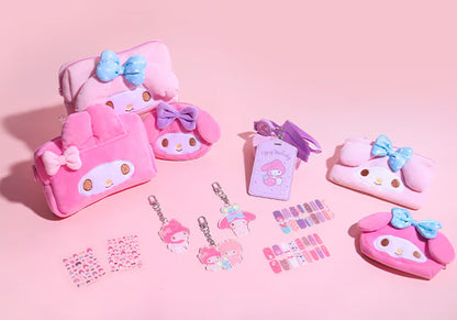 Daiso - My Melody Gel Nail Strips (16 Pieces)