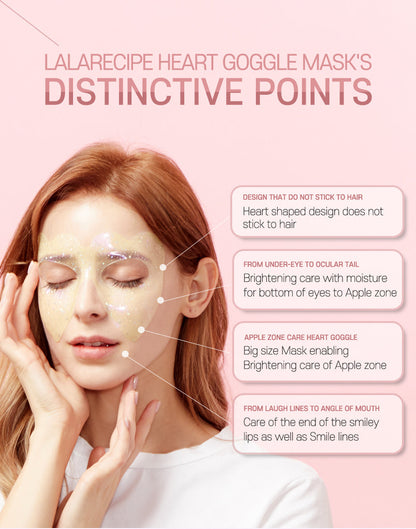 LALARECIPE - Heart Goggle Brightening Mask