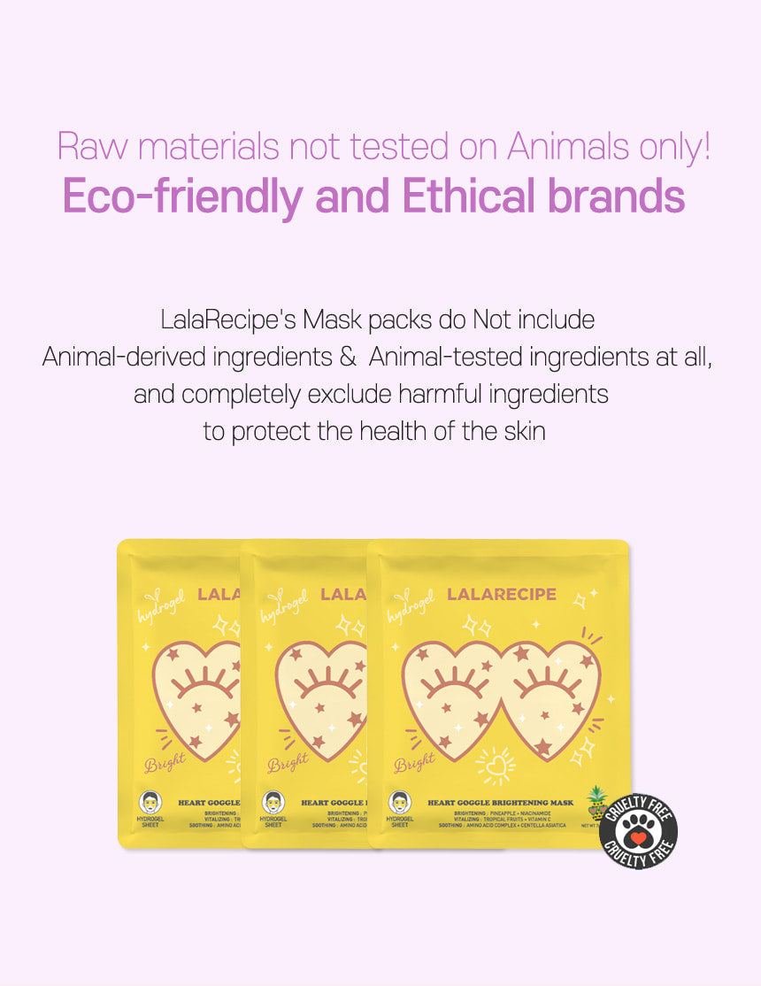 LALARECIPE - Heart Goggle Brightening Mask