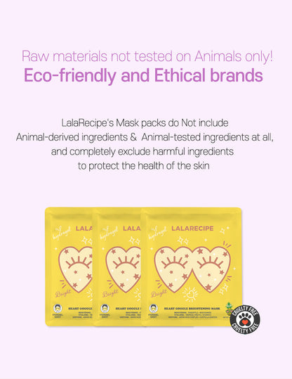 LALARECIPE - Heart Goggle Brightening Mask