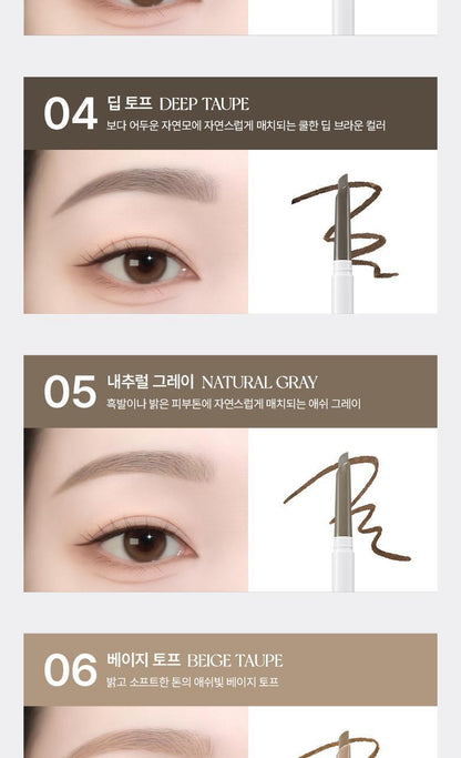 WAKEMAKE - Natural Hard Brow Pencil (1+1) (Hello Kitty Black Edition)