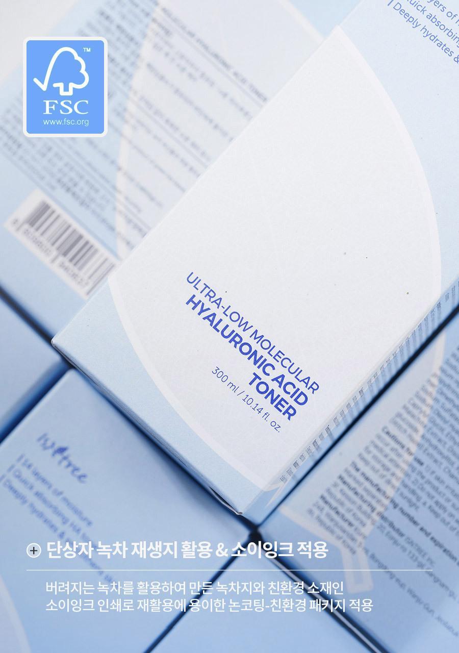 ISNTREE - Ultra-Low Molecular Hyaluronic Acid Toner 300ml (NCT JAEMIN Pick)