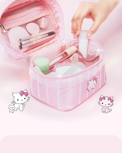 Fillimilli X CHARMMYKITTY - 3 Accessories (Multi Pouch / UV Protection 3-Fold Umbrella / Picnic Mat &amp; Pouch)