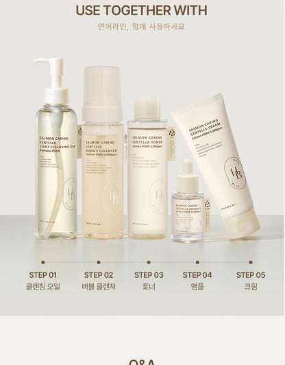 HEVEBLUE SALMON PDRN CARING CENTELLA CREAM 100ml 1+1
