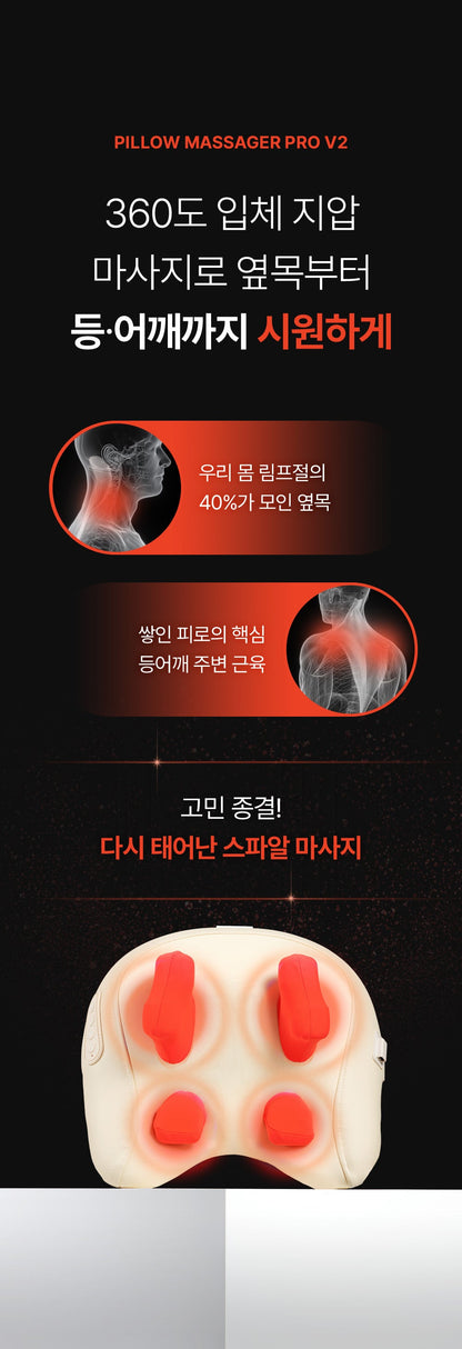 [SPAR] - Pillow Massager PRO V2 (Neck &amp; Shoulder Massager)