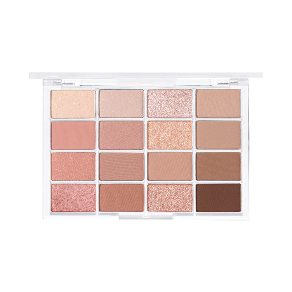 WAKEMAKE Soft Blurring Eye Palette 03 Sunset Blurring 16-shade palette