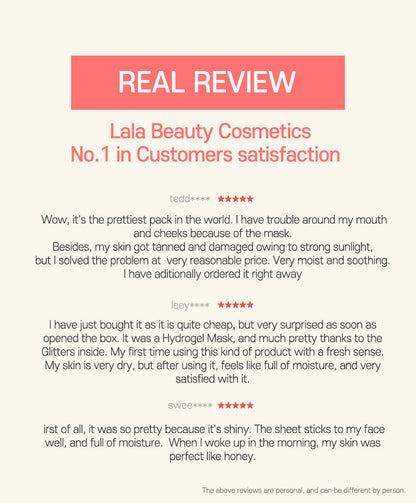 LALARECIPE - Glow Face Moisture Mask